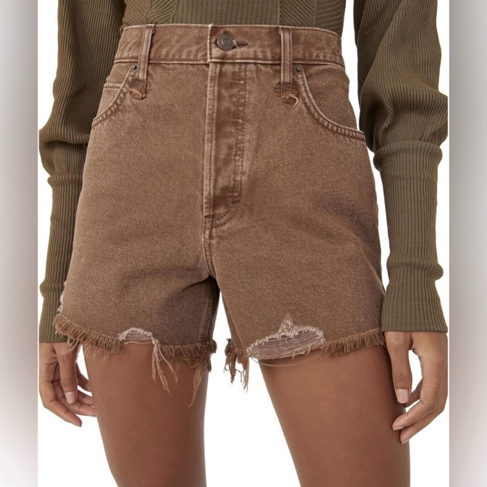 We the Free Brown denim shorts size 26